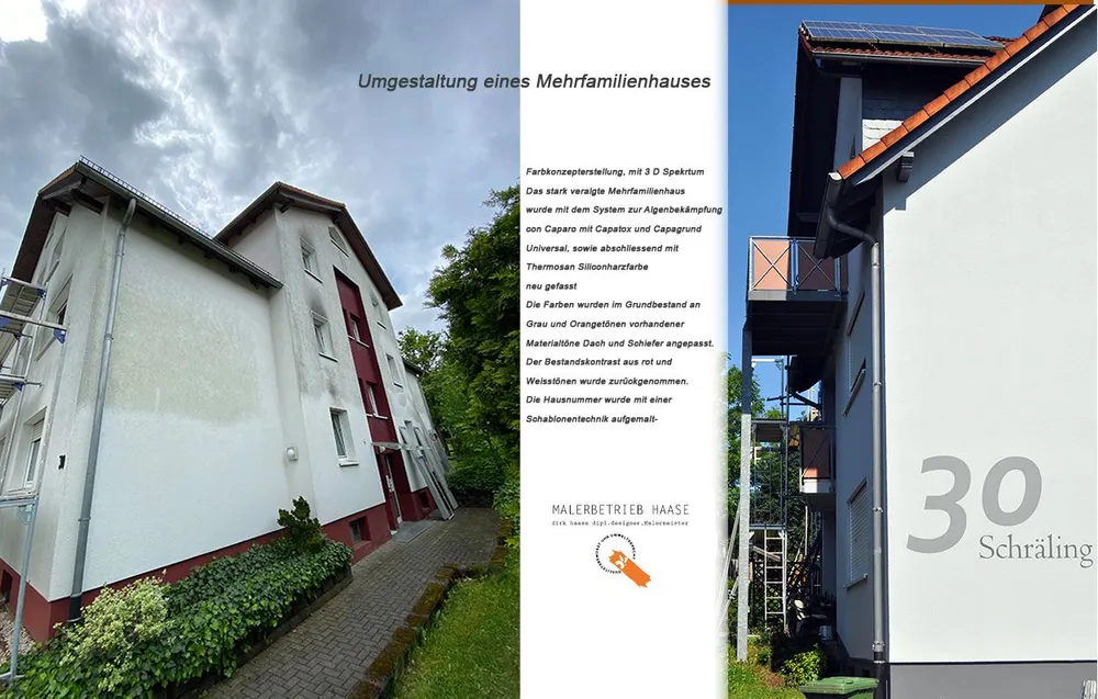 Mehrfamilienhaus Fassadensanierung