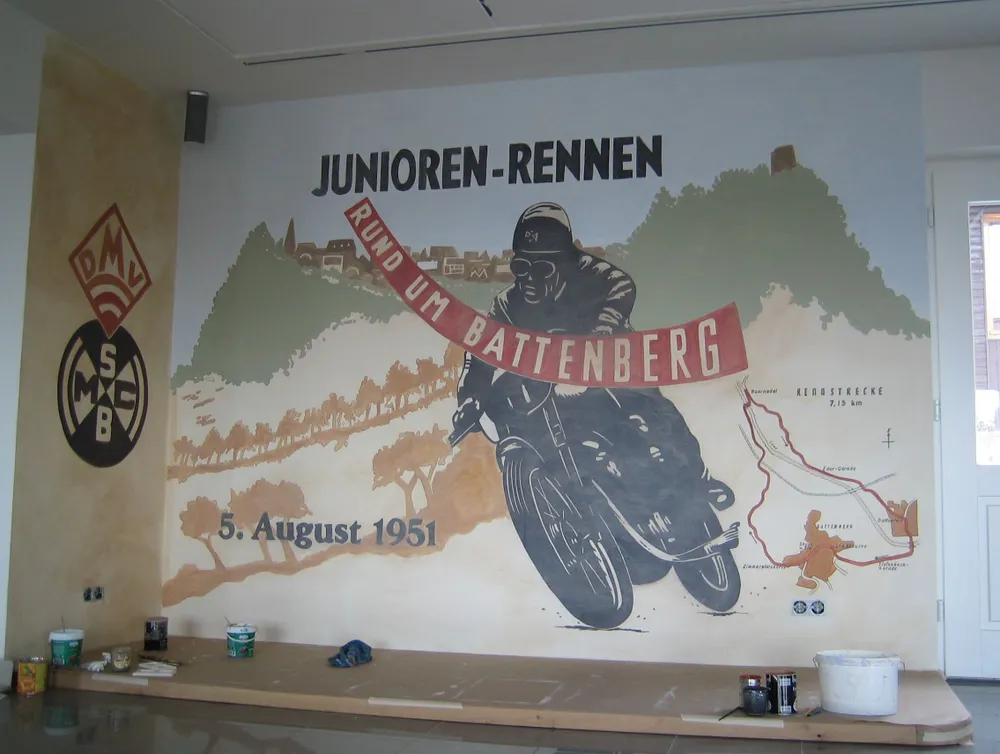Wandmalerei Innenraum Frankenberg