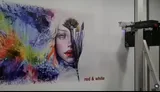 3D Wallprint Portrait farbig